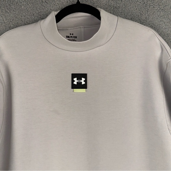 Under Armour Mens Summit Knit Mock Fleece Size Small Sweatshirt Moisture Wicking - Picture 4 of 12